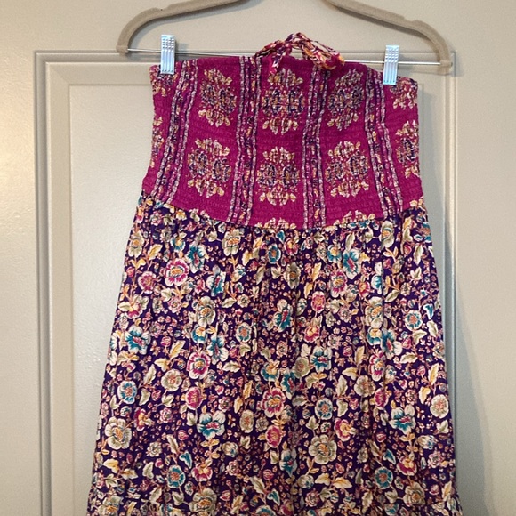 Anthropologie| Maeve |Fall Daleka Purple Silk Dress | Sz Medium NWT - Picture 5 of 11